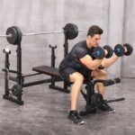 Workout Gym Incline / Decline Bench with Squat Rack