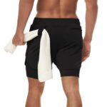 2 in 1 Breathable Workout Gym Shorts - Image 7