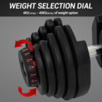 Adjustable Selectorized Dumbbell Set (40kg) - Image 14
