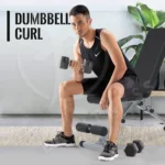 Foldable Adjustable Dumbbells Incline Decline Sit Up Bench - Image 3