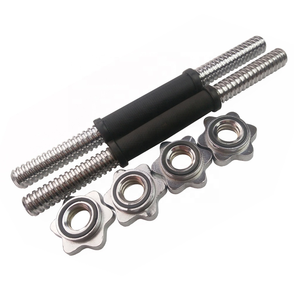 HTB1U1OkXInrK1RjSspkq6yuvXXai.jpg Dumbbell Bars with Spinlocks Pair - Image 1