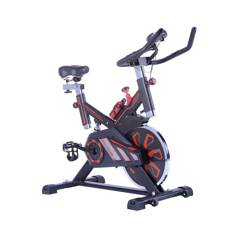 S100 spinning bike in black and red