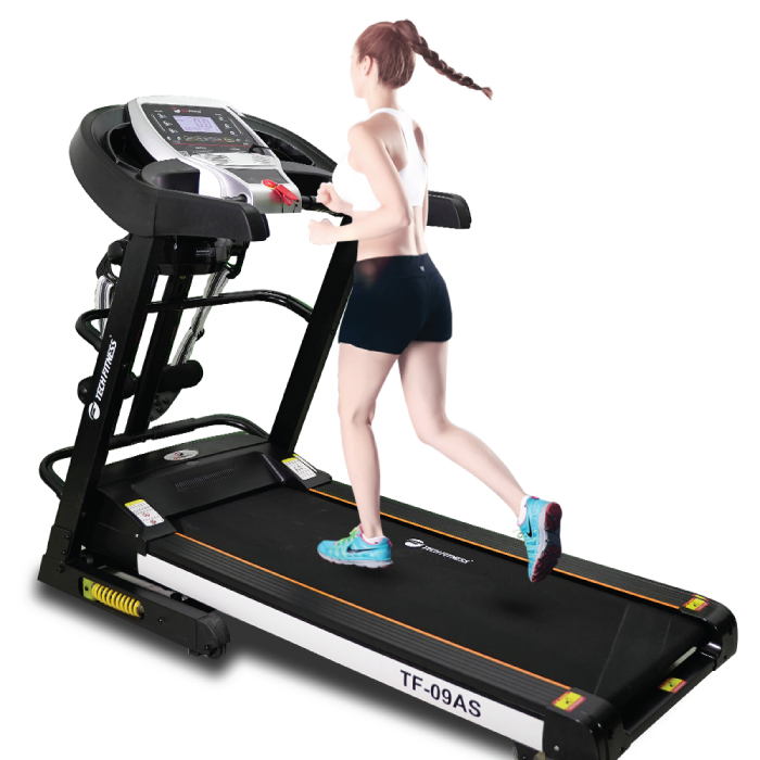 Multifunctional home treadmill with massager and accessories