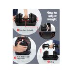 Adjustable Selectorized Dumbbell Set (40kg) - Image 7