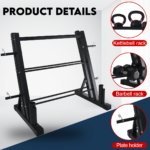 Multifunctional Rack | For Dumbbell, Kettlebell, Bar Holder & Weights - Image 7