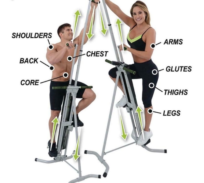 Maxi Climber vertical climber in use