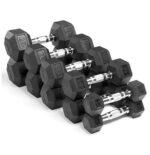 Rubber Coated Hex Dumbbells (Pair) - Image 7